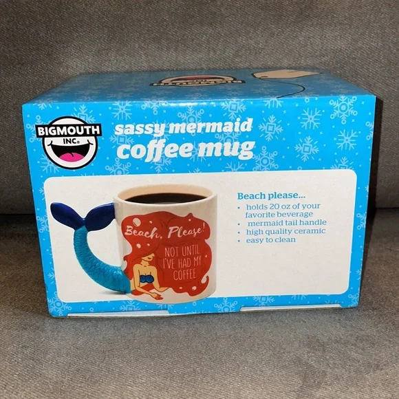 NEW Mermaid coffee mug. Holds 20 oz. - Picture 4 of 5
